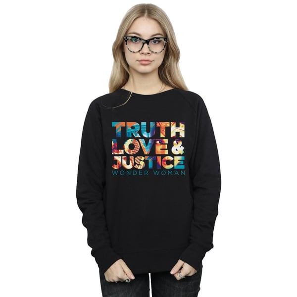 DC Comics Womens/Ladies Wonder Woman 84 Diana Truth Love Justice Sweatshirt