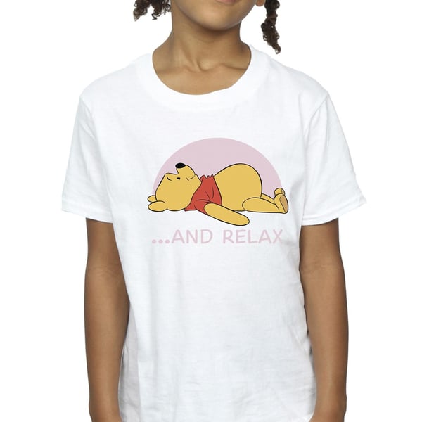 Disney Girls Winnie The Pooh Relax Cotton T-Shirt