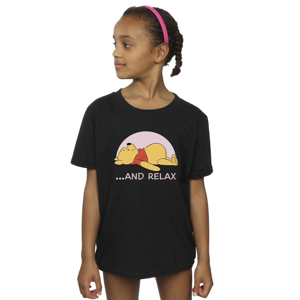 Disney Girls Winnie The Pooh Relax Cotton T-Shirt