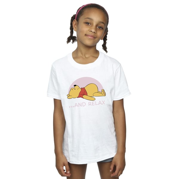 Disney Girls Winnie The Pooh Relax Cotton T-Shirt