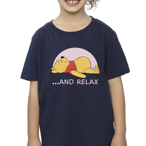 Disney Girls Winnie The Pooh Relax Cotton T-Shirt