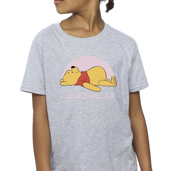 Disney Girls Winnie The Pooh Relax Cotton T-Shirt