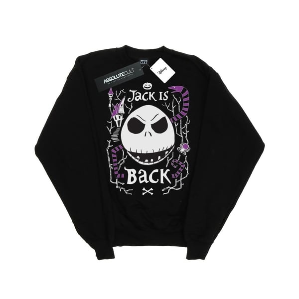 Disney Mens Nightmare Before Christmas Jack Is Back Sweatshirt