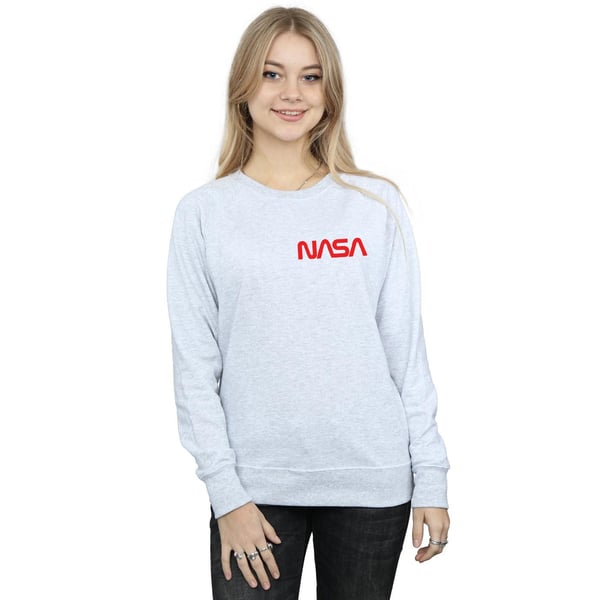NASA Womens/Ladies Modern Logo Chest Sweatshirt