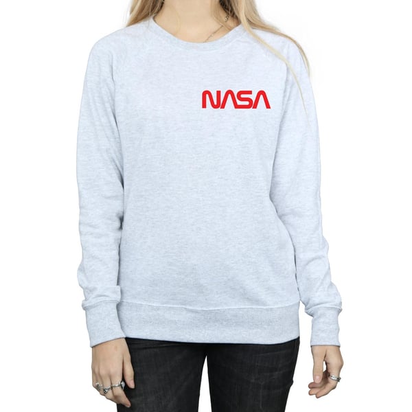 NASA Womens/Ladies Modern Logo Chest Sweatshirt