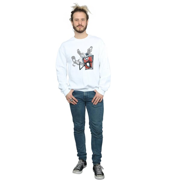 Disney Mens Nightmare Before Christmas Ghosts Of Jack Sweatshirt