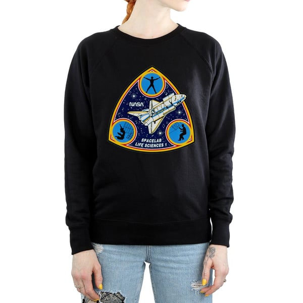 NASA Womens/Ladies Classic Spacelab Life Science Sweatshirt