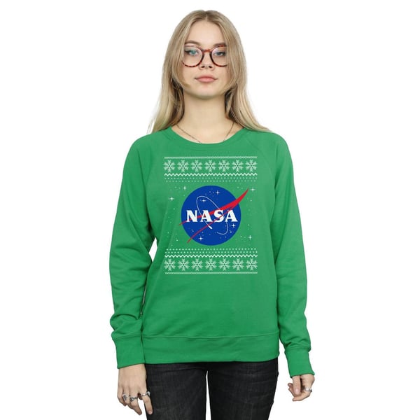 NASA Womens/Ladies Classic Fair Isle Sweatshirt