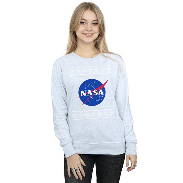 NASA Womens/Ladies Classic Fair Isle Sweatshirt