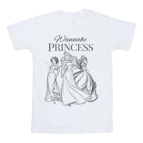 Disney Princess Naisten/Naisten Wannabe Princess puuvillainen Boyfriend T-paita