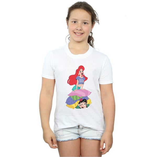 Disney Girls Wreck It Ralph Ariel And Vanellope Cotton T-Shirt