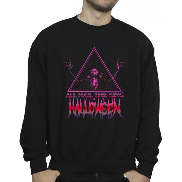 Disney Mens The Nightmare Before Christmas Halloween King Sweatshirt