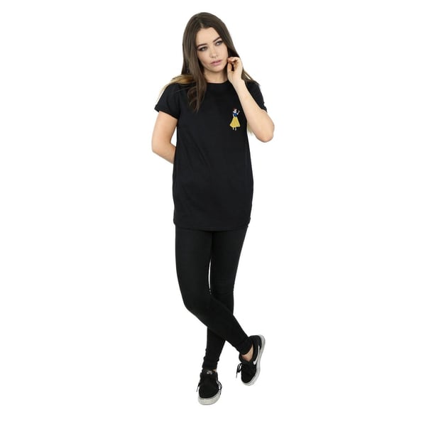 Disney Princess Womens/Ladies Snow White Chest Cotton Boyfriend T-Shirt