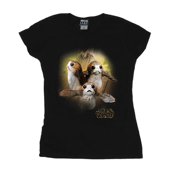 Star Wars Womens/Ladies The Last Jedi Porgs Brushed Cotton T-Shirt