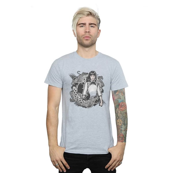 Marvel Mens Shang-Chi And The Legend Of The Ten Rings Xialing Dragon T-Shirt