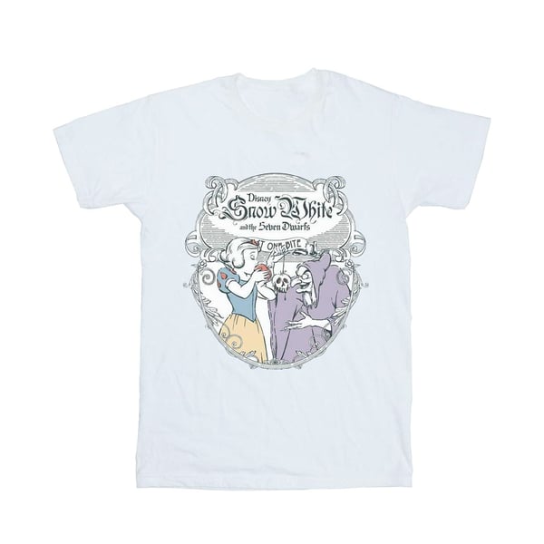 Disney Princess Dam/Dam Snövit Äppelbett Bomull Boyfriend T-Shirt Disney Princess Dam/Dam Snövit Äppelbett Bomull Boyfriend T-Shirt