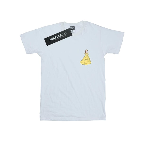 Disney Princess Womens/Ladies Belle Chest Cotton Boyfriend T-Shirt