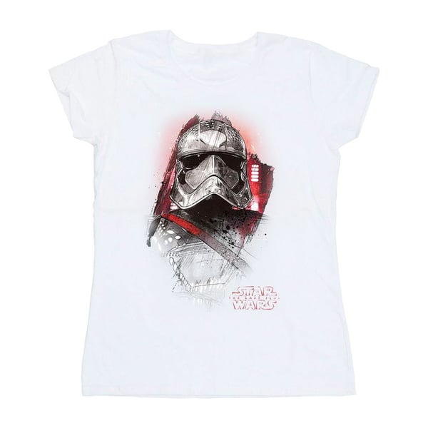 Star Wars Womens/Ladies The Last Jedi Captain Phasma Brushed Cotton T-Shirt