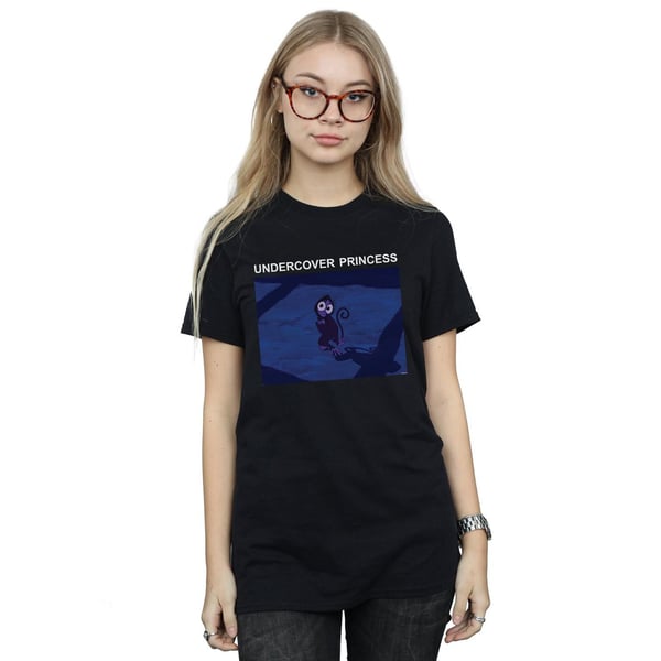 Disney Womens/Ladies Aladdin Undercover Princess Cotton Boyfriend T-Shirt