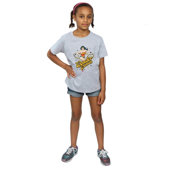 DC Comics Girls Wonder Woman Stars Cotton T-Shirt