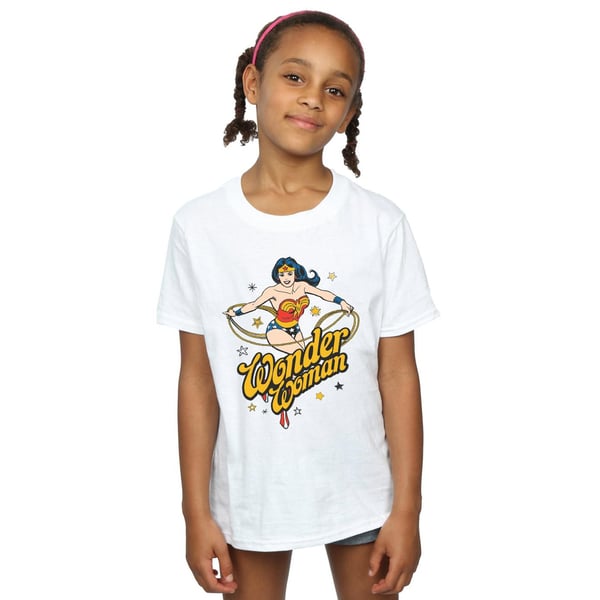 DC Comics Girls Wonder Woman Stars Cotton T-Shirt