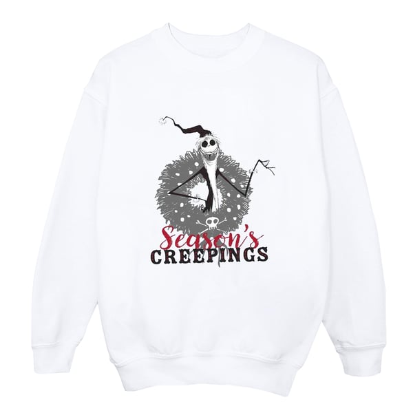 Disney Mens The Nightmare Before Christmas Seasons Creepings Wreath Sweatshirt