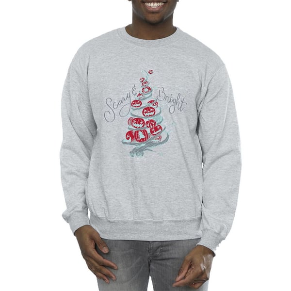 Disney Mens The Nightmare Before Christmas Scary & Bright Sweatshirt