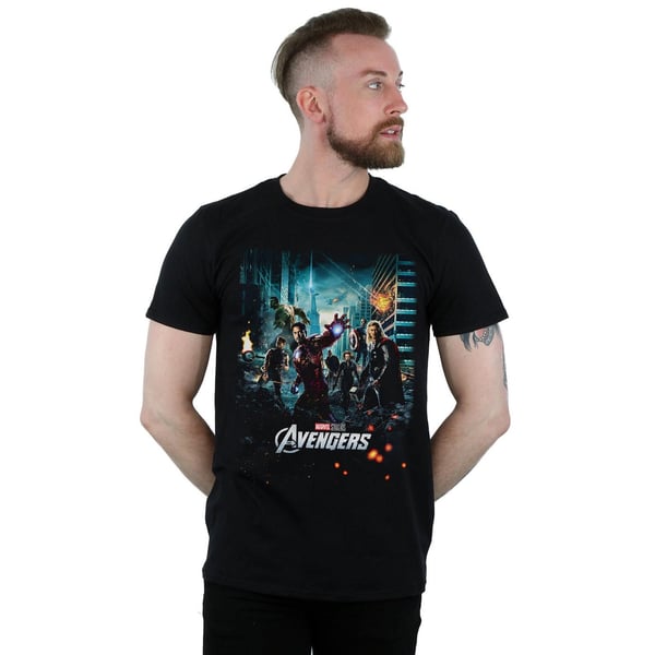 Marvel Studios Miesten The Avengers -juliste T-paita