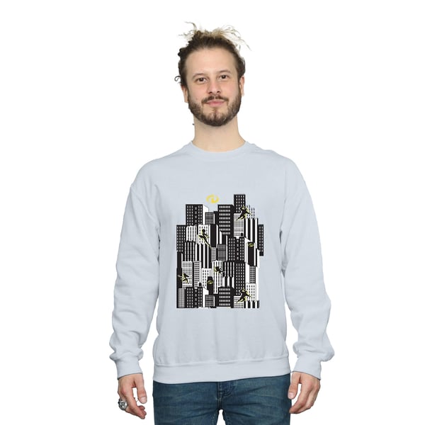 Disney Mens The Incredibles Skyline Sweatshirt