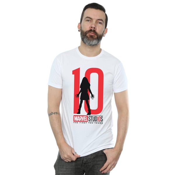 Marvel Studios Mens 10 Years Scarlet Witch T-Shirt