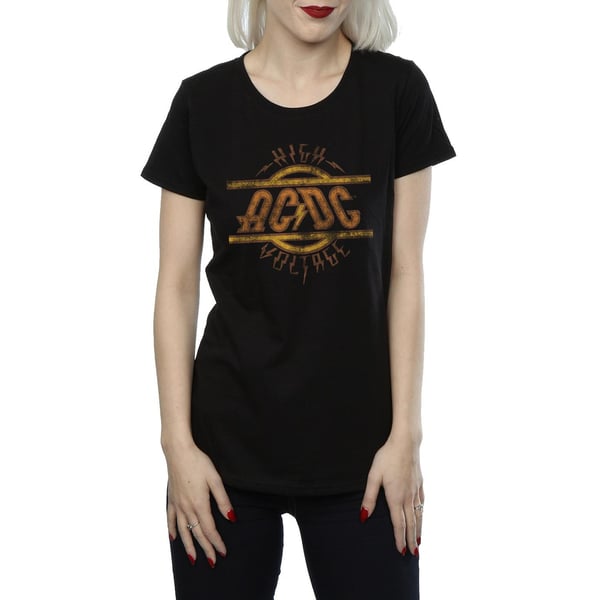 AC/DC Womens/Ladies High Voltage Cotton T-Shirt