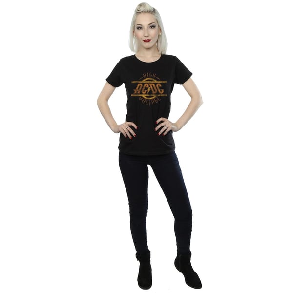 AC/DC Womens/Ladies High Voltage Cotton T-Shirt