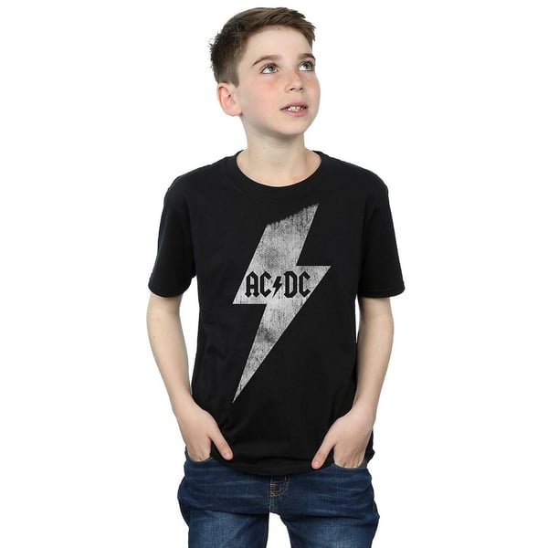 AC/DC Boys Lightning Bolt Cotton T-Shirt