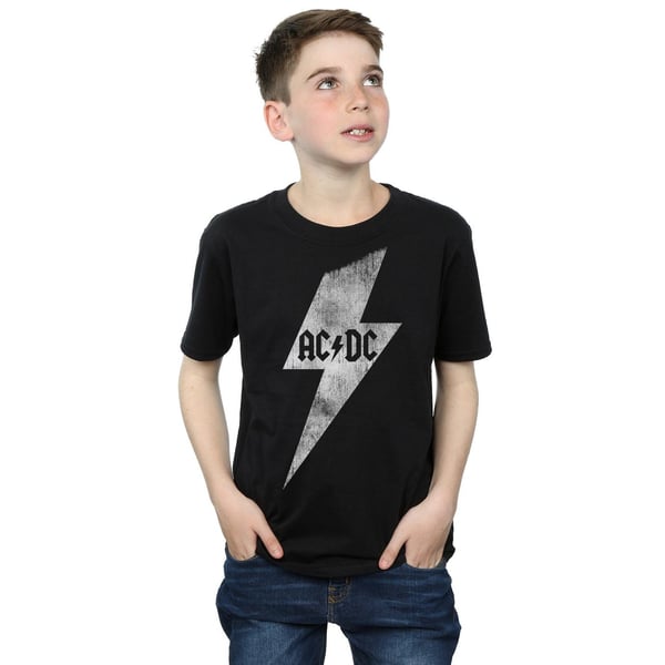 AC/DC Boys Lightning Bolt Cotton T-Shirt