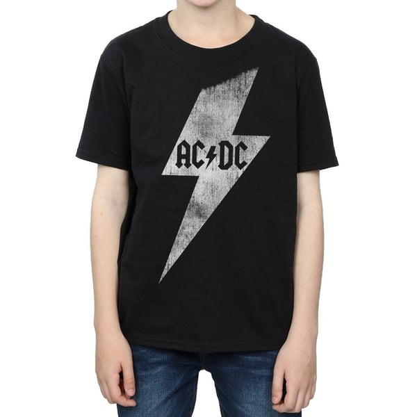 AC/DC Boys Lightning Bolt Cotton T-Shirt