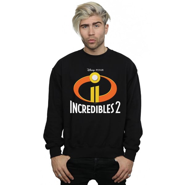 Disney Mens Incredibles 2 Emblem Logo Sweatshirt