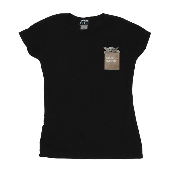 Star Wars Womens/Ladies The Mandalorian Precious Cargo Faux Pocket Cotton T-Shirt