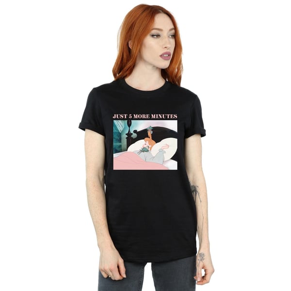 Disney Womens/Ladies Princess Just Five More Minutes Cotton Boyfriend T-Shirt