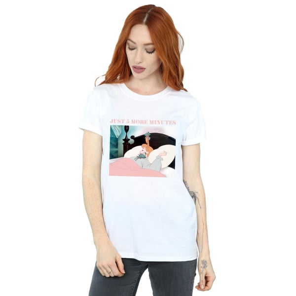 Disney Womens/Ladies Princess Just Five More Minutes Cotton Boyfriend T-Shirt