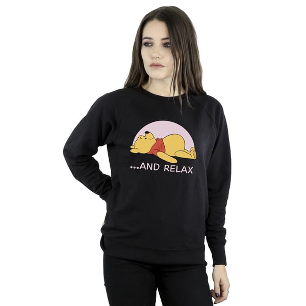 Disney Womens/Ladies Winnie The Pooh Relax Sweatshirt
