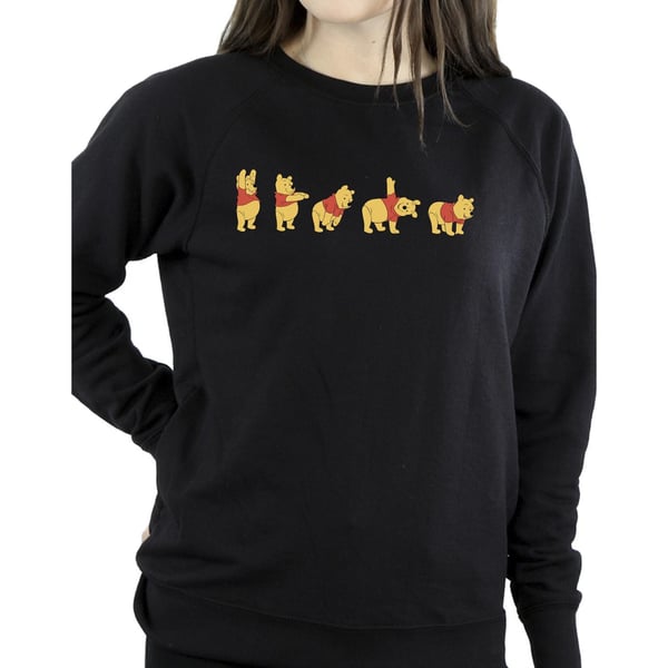 Disney Womens/Ladies Winnie The Pooh Stretching Sweatshirt
