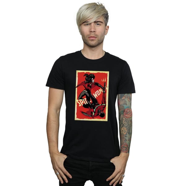 Marvel Mens Spider-Woman Fight T-Shirt