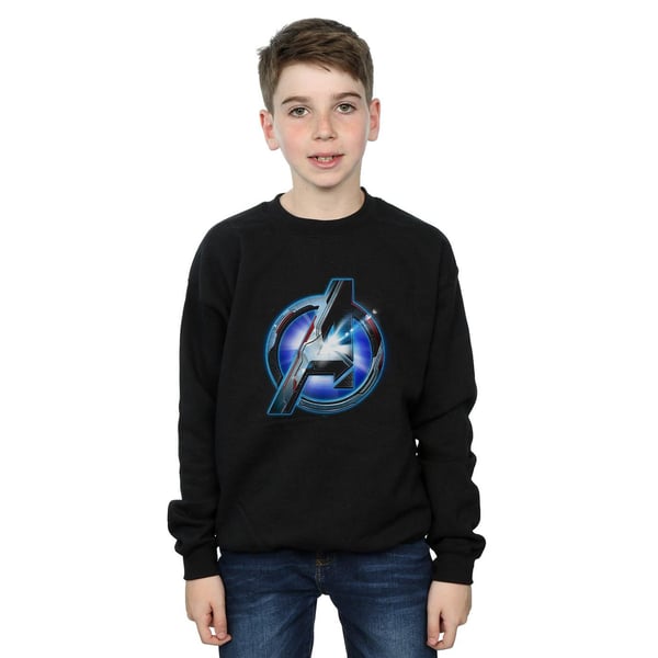Marvel Boys Avengers Endgame Glowing Logo Sweatshirt