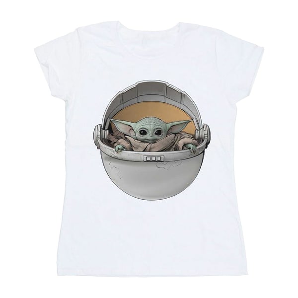 Star Wars Womens/Ladies The Mandalorian The Child Basket Cotton T-Shirt
