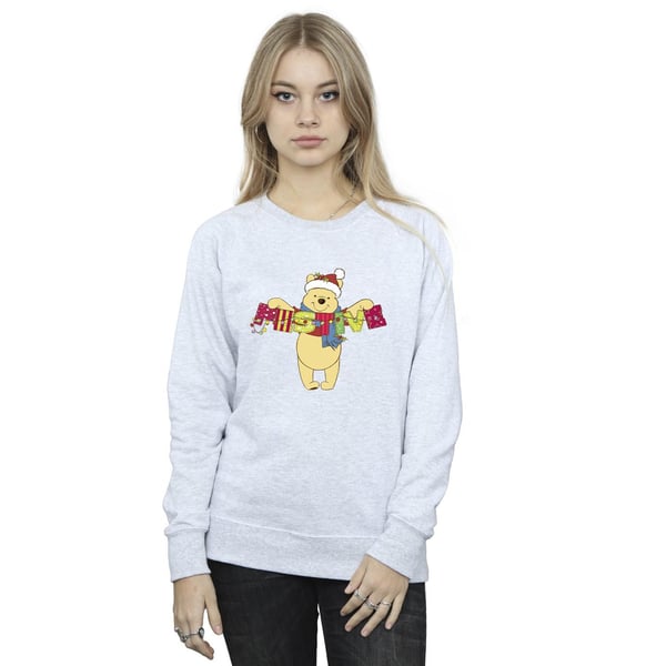 Disney Womens/Ladies Winnie The Pooh Festive Sweatshirt