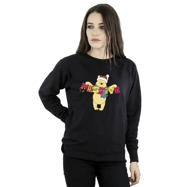 Disney Womens/Ladies Winnie The Pooh Festive Sweatshirt