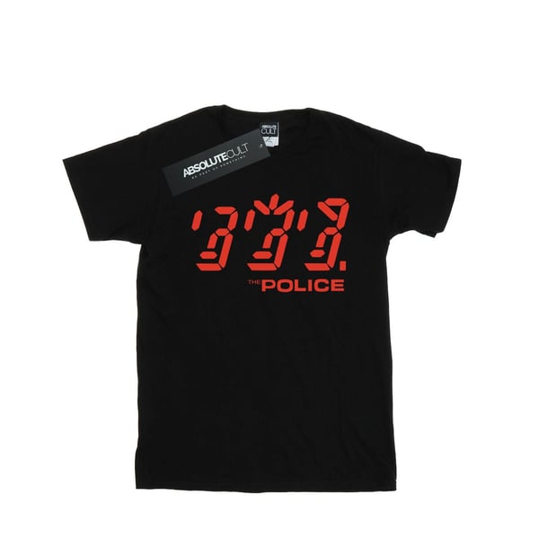The Police Dam/Dam Ghost Icon T-shirt i bomull, Boyfriend-modell