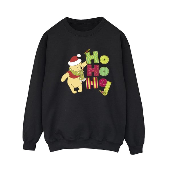 Disney Womens/Ladies Winnie The Pooh Ho Ho Ho Scarf Sweatshirt
