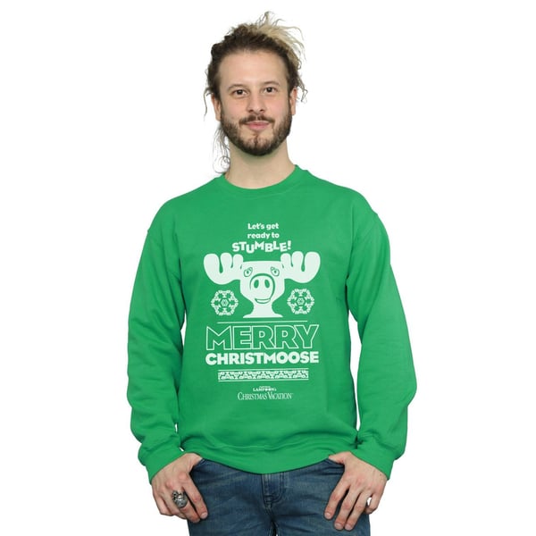 National Lampoon´s Christmas Vacation Mens Merry Christmoose Sweatshirt