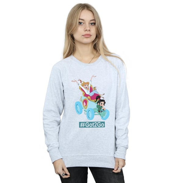 Disney Womens/Ladies Wreck It Ralph Cinderella And Vanellope Sweatshirt